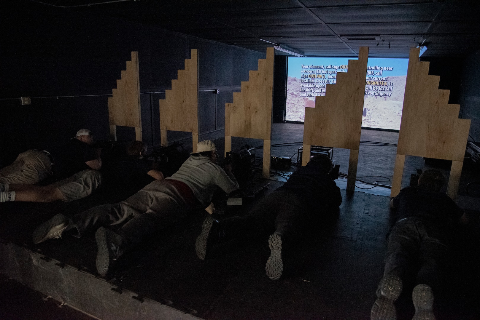 High school students practice marksmanship at the EST