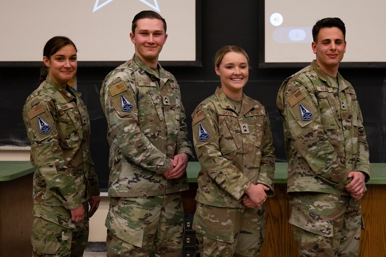 Cadets pose for group photo