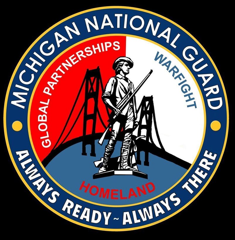 The logo of the Michigan National Guard created March 28, 2020. (U.S. National Guard graphic by Sgt. James Bennett).