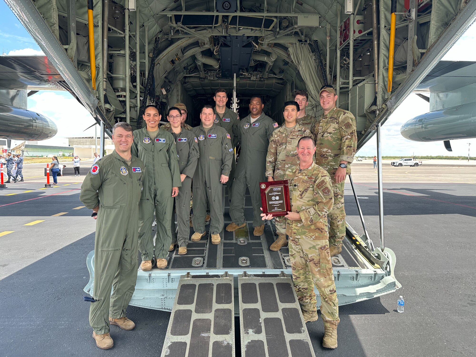 The 403rd Wing’s 53rd Weather Reconnaissance Squadron recently completed the Caribbean Hurricane Awareness Tour, in which the public had the opportunity to learn about the aerial weather reconnaissance mission and the importance of being prepared for the upcoming hurricane season. This year the Hurricane Hunters were able to showcase their Reserve Citizen Airmen crew and the WC-130J Super Hercules aircraft. The tour stops were Mexico, Cayman Islands, Dominican Republic, Turks and Caicos Islands, and Puerto Rico. (U.S. Air Force photo by 1st Lt. Christopher Carranza)