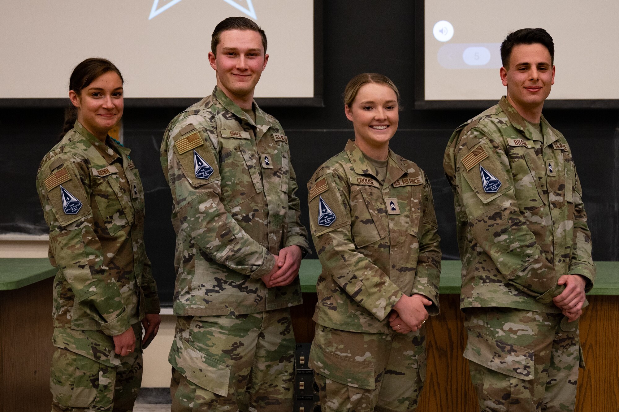 Cadets pose for group photo