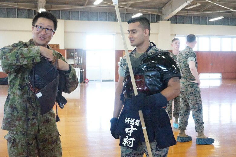 CATC Camp Fuji Marines visit JGSDF High Technical School.