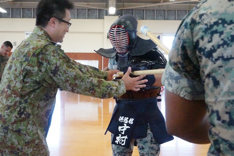 CATC Camp Fuji Marines visit JGSDF High Technical School.