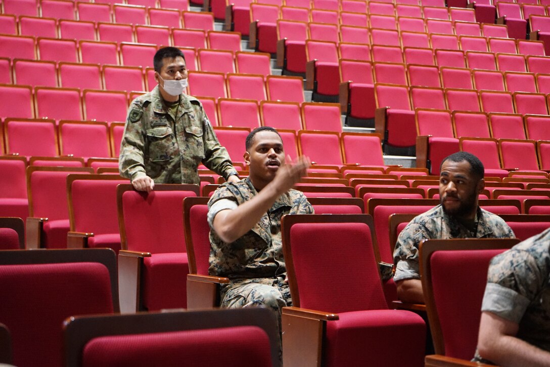 CATC Camp Fuji enlisted Marines visit the Japan Ground Self Defense Force’s High Technical School. (Courtesy Photo)