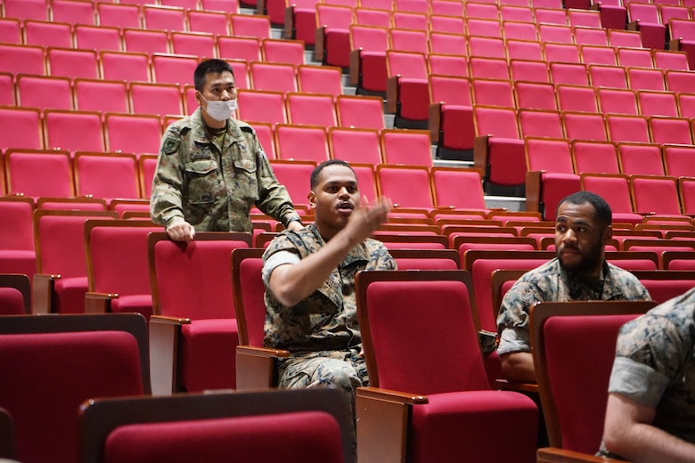 CATC Camp Fuji Marines visit JGSDF High Technical School.