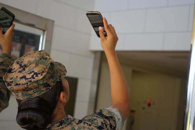 CATC Camp Fuji Marines visit JGSDF High Technical School.