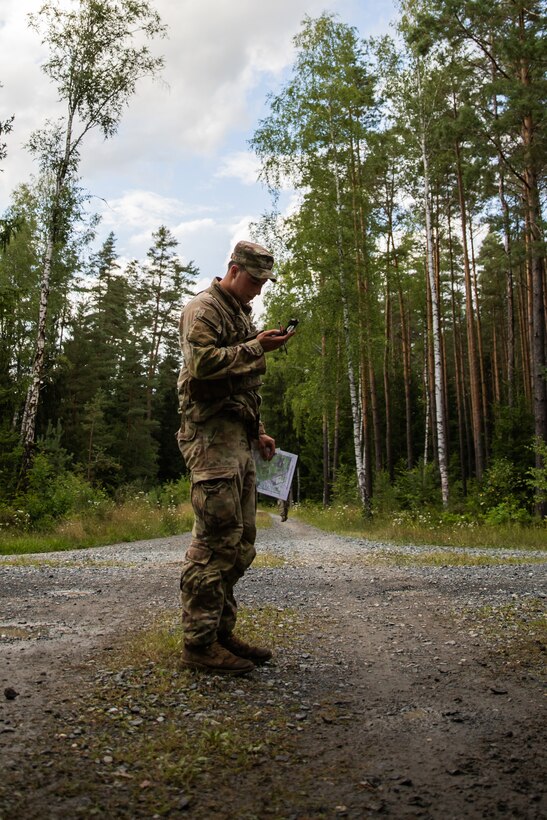 USAREUR-AF 2023 Best Squad Competition Land Navigation