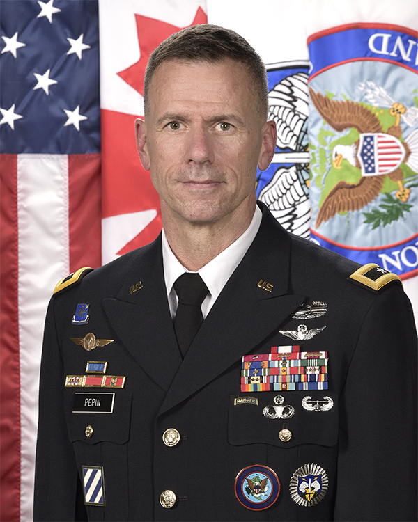MAJOR GENERAL ALLAN "Al'' PEPIN, USA > North American Aerospace Defense