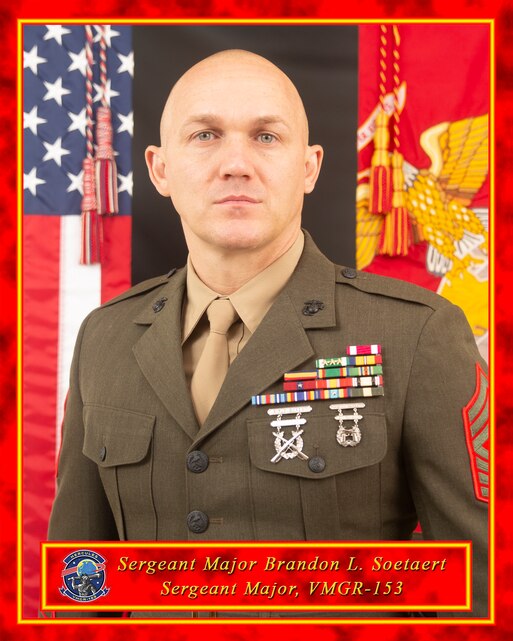 Sergeant Major Brandon L. Soetaert > 1st Marine Aircraft Wing > Biography