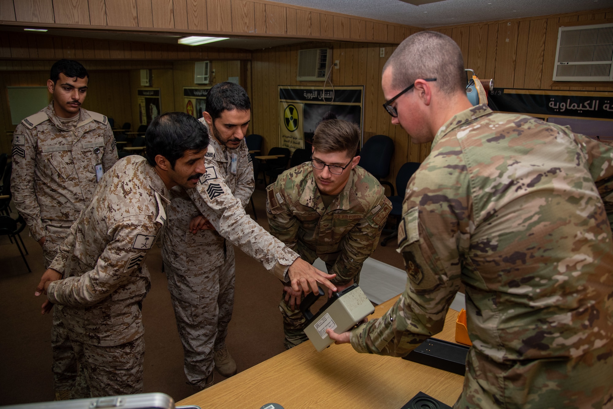 378th ECES showcases CBRNE equipment to Royal Saudi Air Force