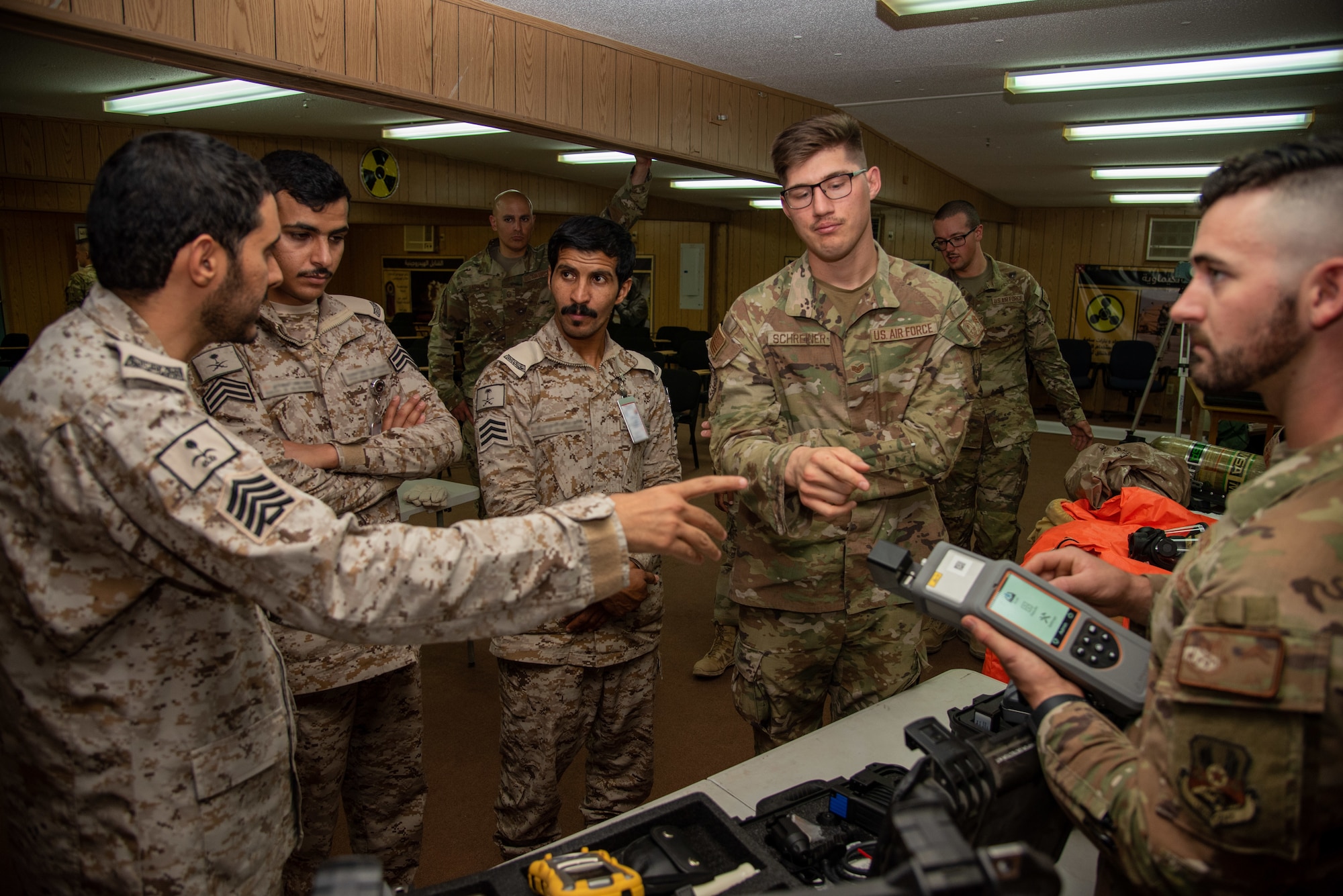 378th ECES showcases CBRNE equipment to Royal Saudi Air Force