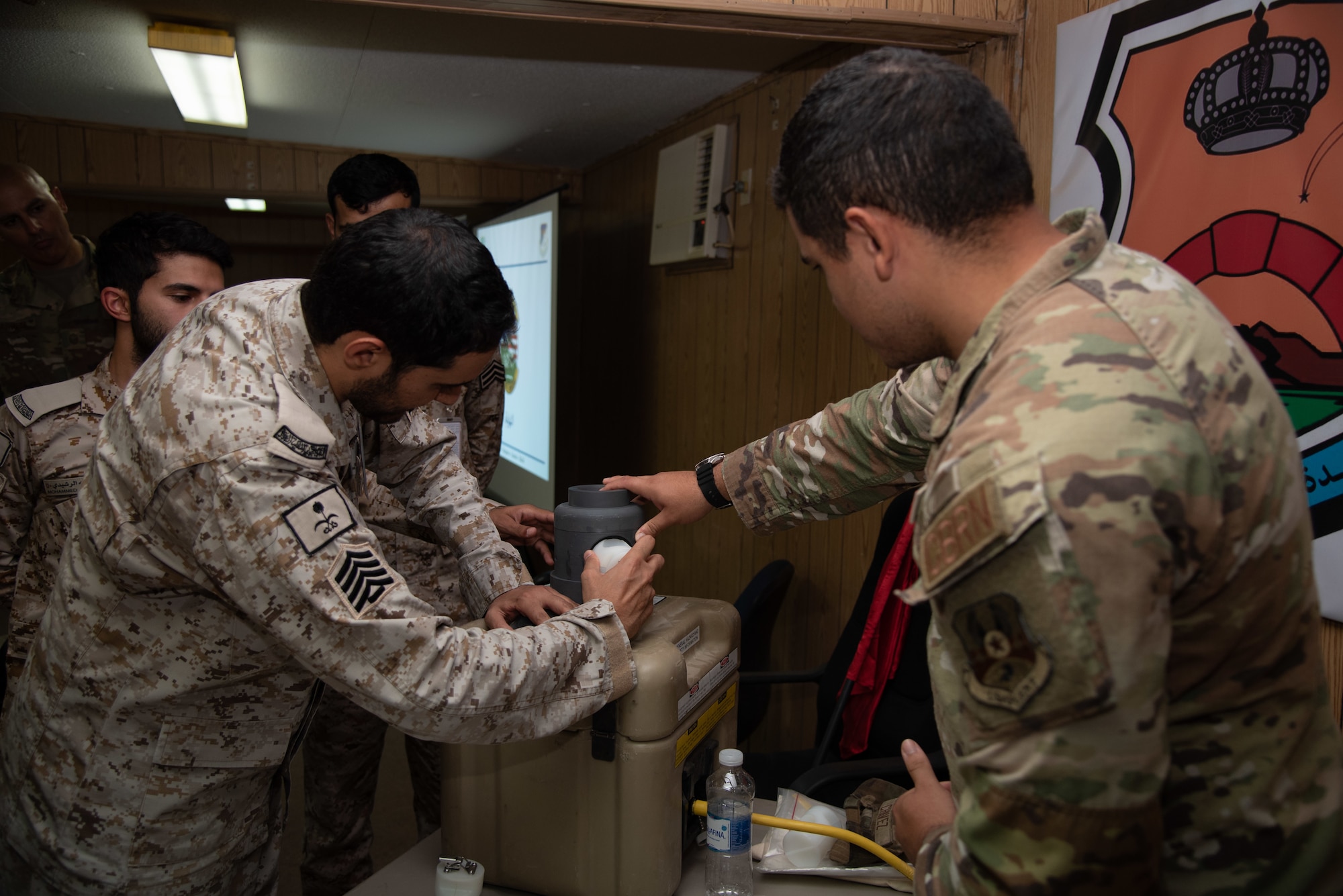 378th ECES showcases CBRNE equipment to Royal Saudi Air Force