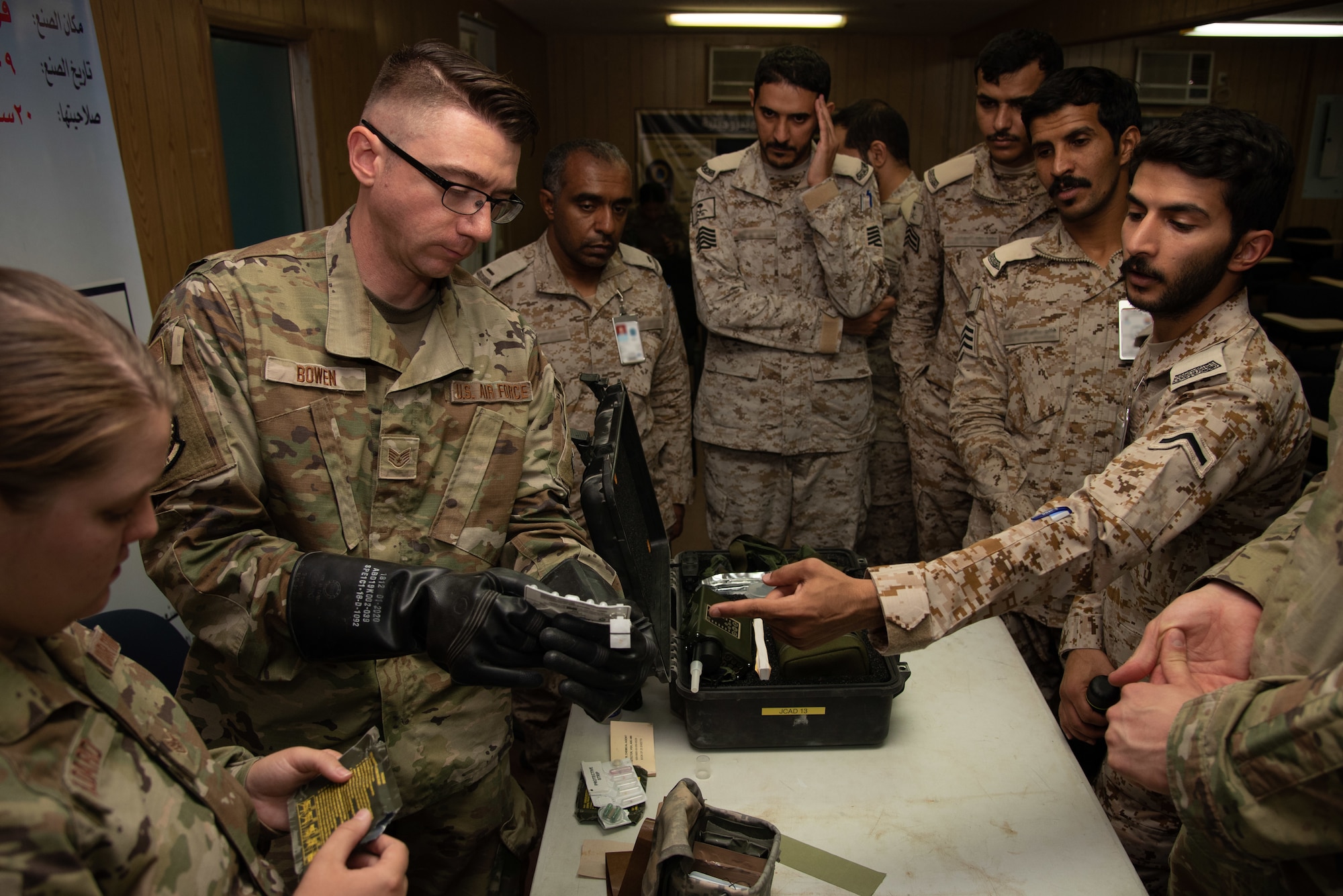 378th ECES showcases CBRNE equipment to Royal Saudi Air Force