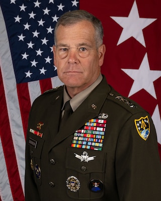 U.S. Army General James H. Dickinson is the Commander, U.S. Space Command
