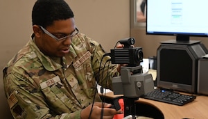 Recently, members from the 118th Mission Support Group join the 374th Support Squadron for training on DEERS and IDs cards, ensuring that dependents are added to their sponsors, at Yokota Air Base, Japan. SSgt Domanique Deal explains how the training prepares MSG personnel in supporting members and family in times of crisis or when in deployed environments. (U.S. Air National Guard Video by Senior Airman Yonette Martin)