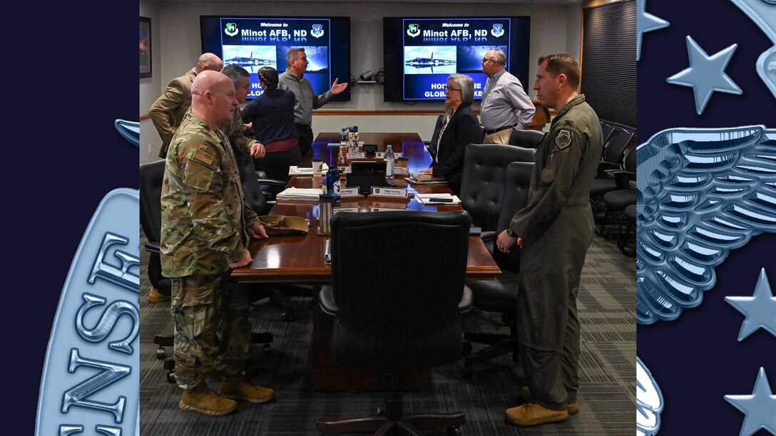 DLA HQ and Aviation leadership conduct site visit Minot AFB