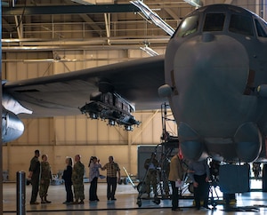Leadership from DLA HQ and DLA Aviation went on site visit to Minot Air Force Base, North Dakota, July 17-19, to provide them a chance to see in-person the weapon systems DLA supports at Minot.