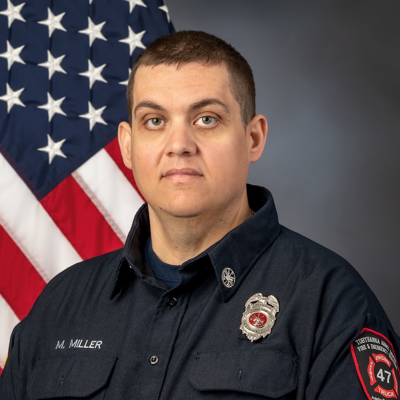 Photo of Tobyhanna Army Depot Firefighter Matthew Miller