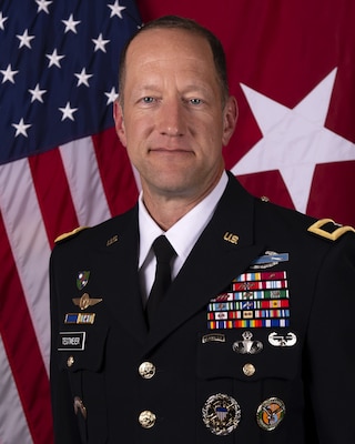 Chief of Staff, Brigadier General Brandon R. Tegtmeier is from Naperville, IL and commissioned into the Infantry from the United States Military Academy, West Point in 1996 with a degree in Mechanical Engineering. He also holds a Master of Science in Strategic Studies from the United States Army War College.
