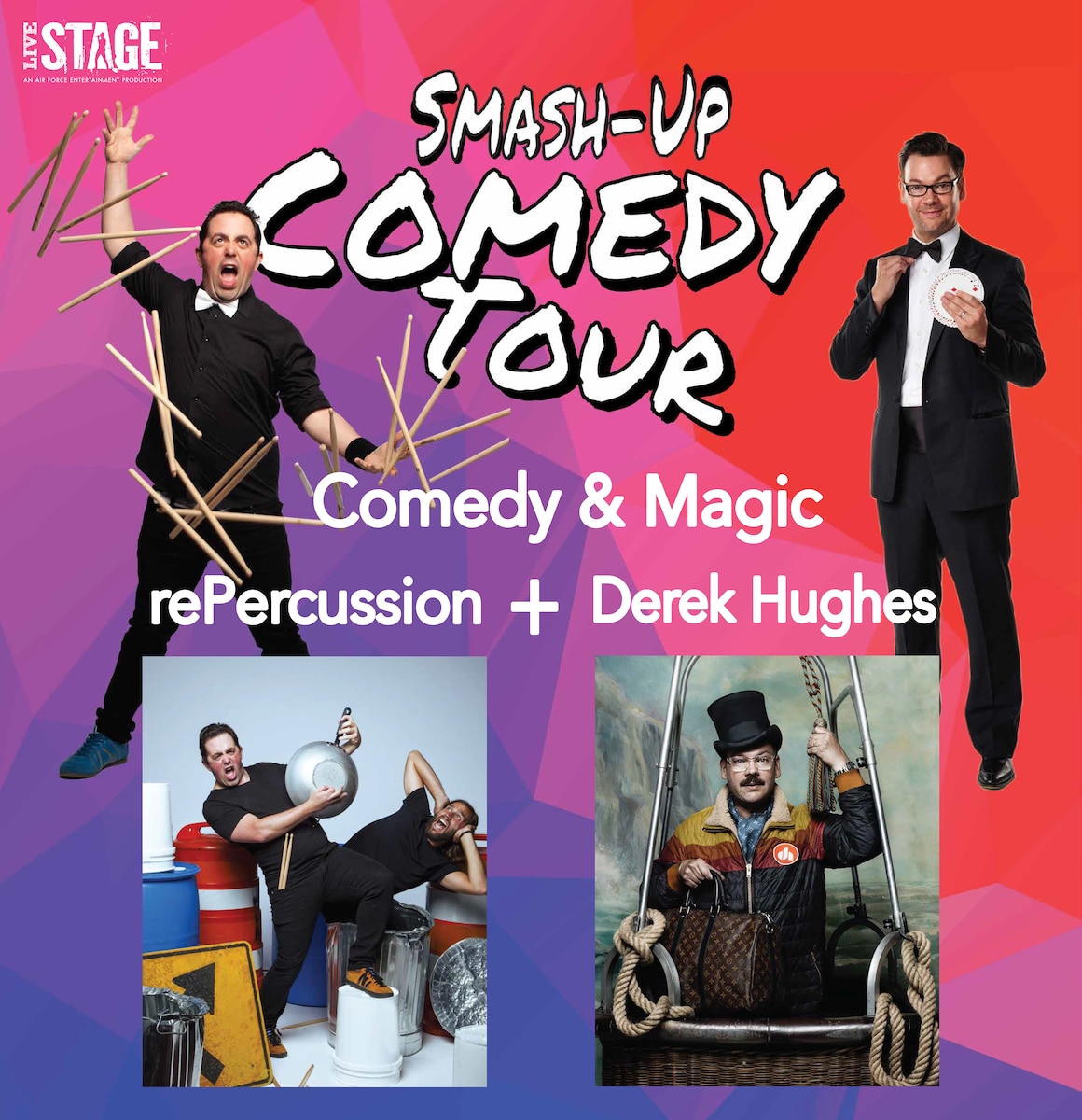 poster featuring images of the two performers