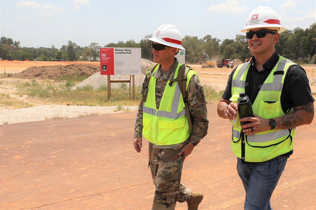 The flight took 20 district team members from the Jadwin Building, down the Texas coast to the Brazos River Floodgates, north to Addicks and Barker reservoirs, to the Conroe Army Reserve Center, the Wallisville Lake Project Office, and down the Houston Shipping Channel back to HQ.