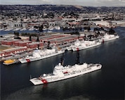 Coast Guard Cutters at Governors Island