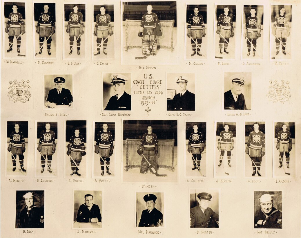 USCG Hockey Team During World War II