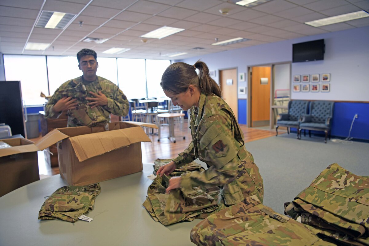 Airmen standing