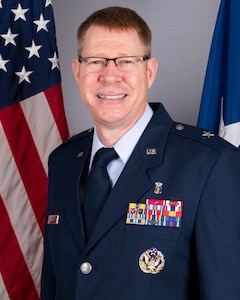 Brig. Gen. (Dr.) Robert K. Bogart, will assume command of the Air Force Research Laboratory’s, or AFRL, 711th Human Performance Wing during an assumption of command ceremony hosted by Brig. Gen. Scott A. Cain, AFRL commander, Aug. 21, 2023, at 2 p.m. at the National Museum of the United States Air Force in Hangar 2. (U.S. Air Force photo)