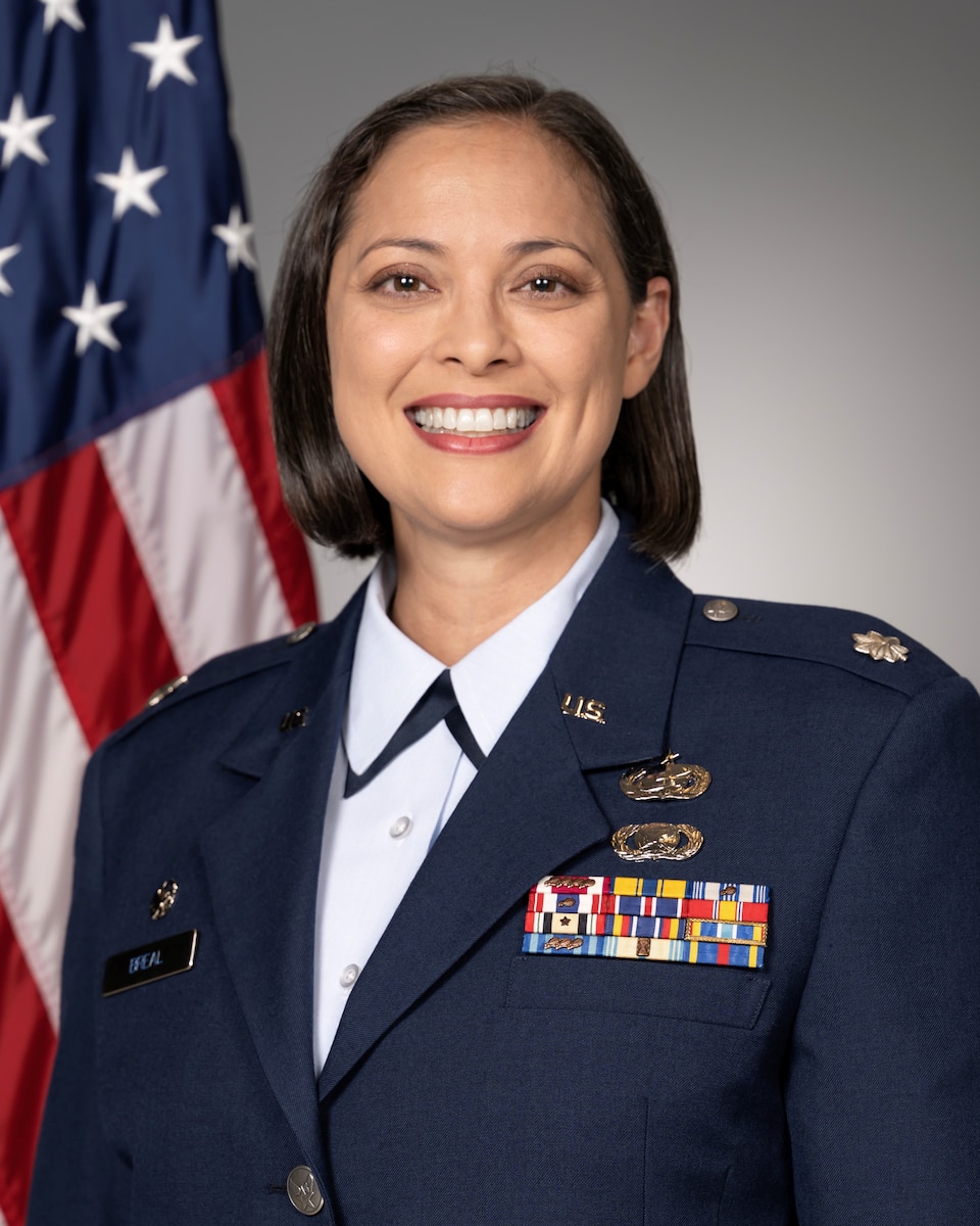 female military member's official photo