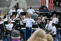 The 257th Army Band, D.C. Army National Guard, kicked off its annual summer concert series with a high-profile show at National Harbor, Aug. 2, 2023.