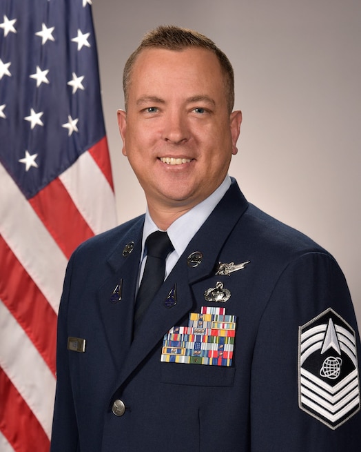  Official photo of Chief Master Sergeant Caleb M. Lloyd