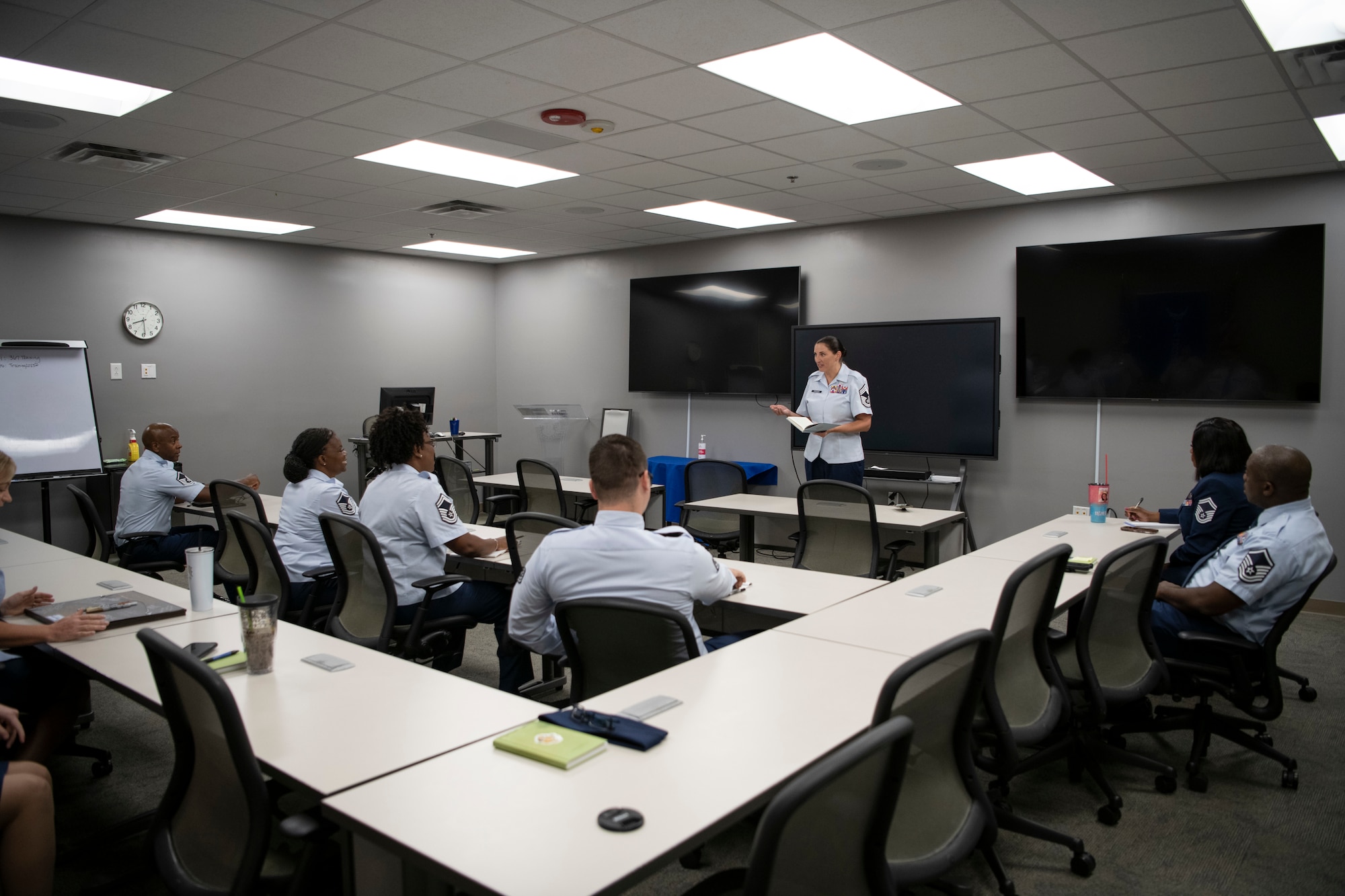 Chief Master Sgt. Courtney Strickler, the senior enlisted leader for the 367th Recruiting Group, said she could not be more ready for what lies ahead as she settles into her new position.