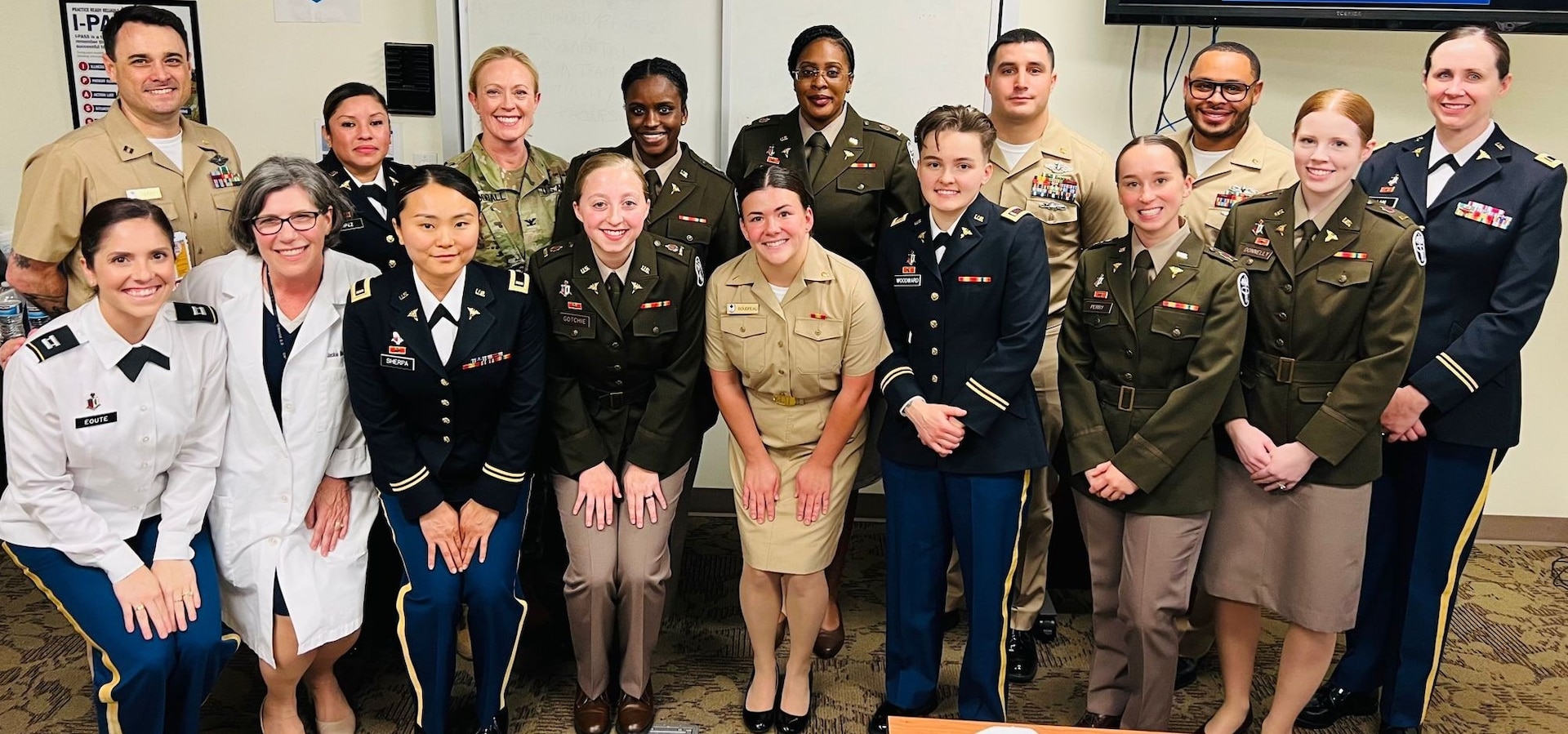 Group photo of Cohort 61 of the CNTP at Walter Reed