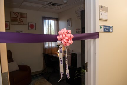 Ribbon on doorway of mother's room.