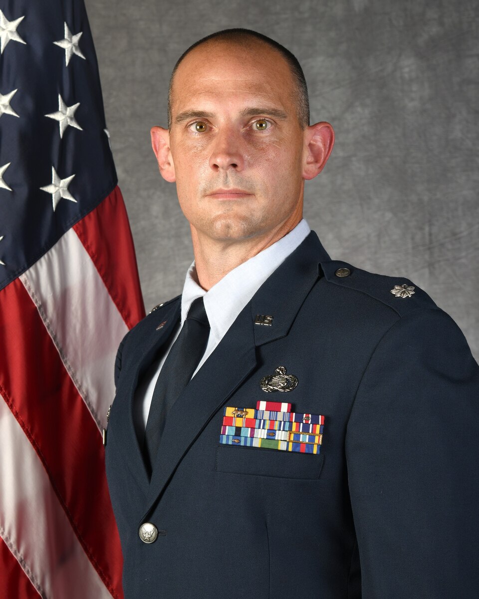 Official photo of AFMAA Deputy Commander Lt Col Michael P. Weeks