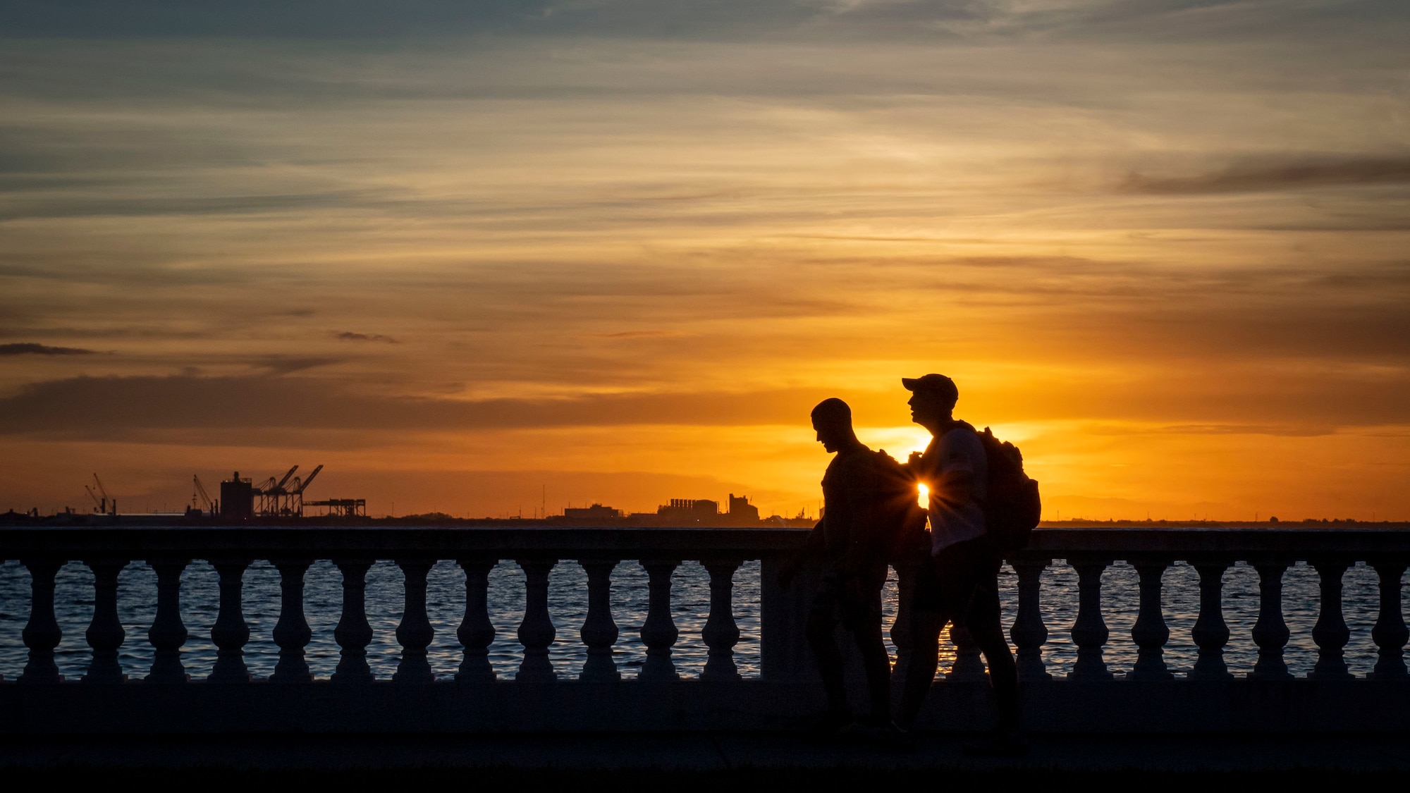 Airmen assigned to the 91st and 50th Air Refueling Squadron's participate in a 9/11 memorial run in Tampa, Florida, Sept. 9, 2022. During the event, Airmen rucked 9.11 miles to honor the victims of the 9/11 attacks and strengthen group cohesion among both flying squadrons. (U.S. Air Force photo by Airman 1st Class Lauren Cobin)