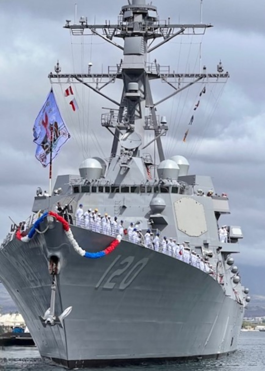 USS Carl M. Levin (DDG 120) Arrives Home > Naval Surface Force