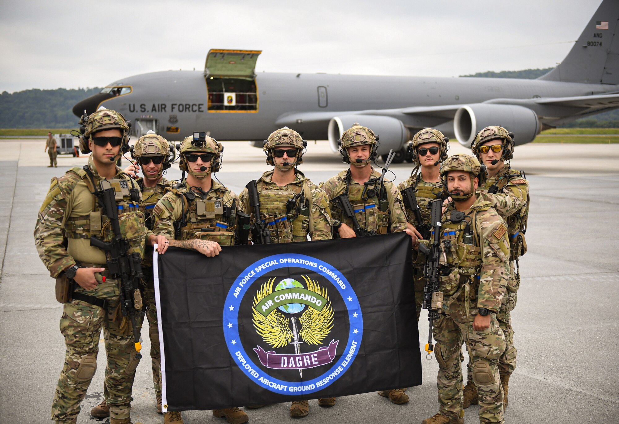 Pennsylvania Air National Guard Airmen arrive in Middletown, Pennsylvania on August 4 as part of Exercise Iron Keystone.