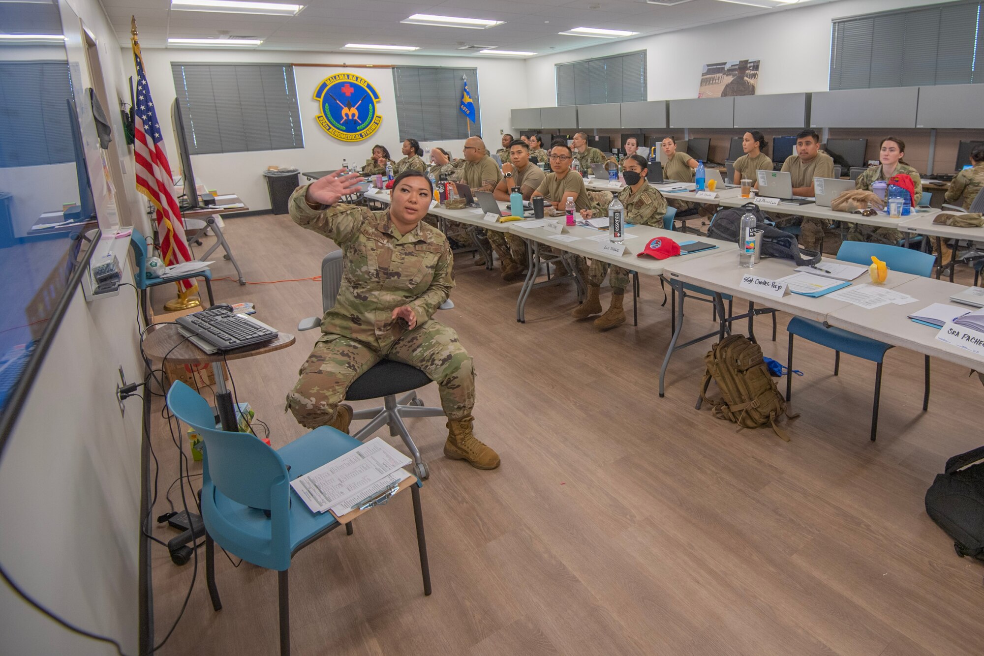 The 624th Regional Support Group hosted a customer service and leadership workshop at Joint Base Pearl Harbor-Hickam, Hawaii, July 20-28, 2023.