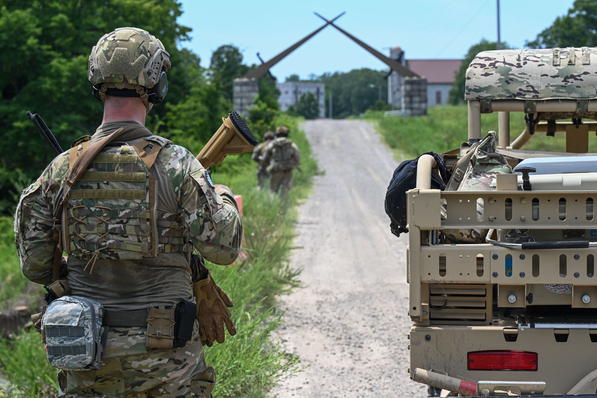 EOD Airmen perform operations.