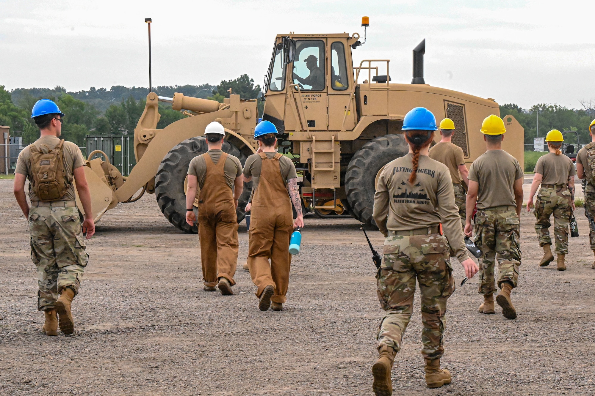 Airmen perform operations.