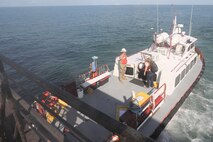 The Padre Island is a “suction hopper dredger” and is currently contracted to dredge parts of Galveston Channel.