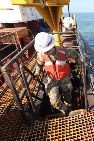 The Padre Island is a “suction hopper dredger” and is currently contracted to dredge parts of Galveston Channel.