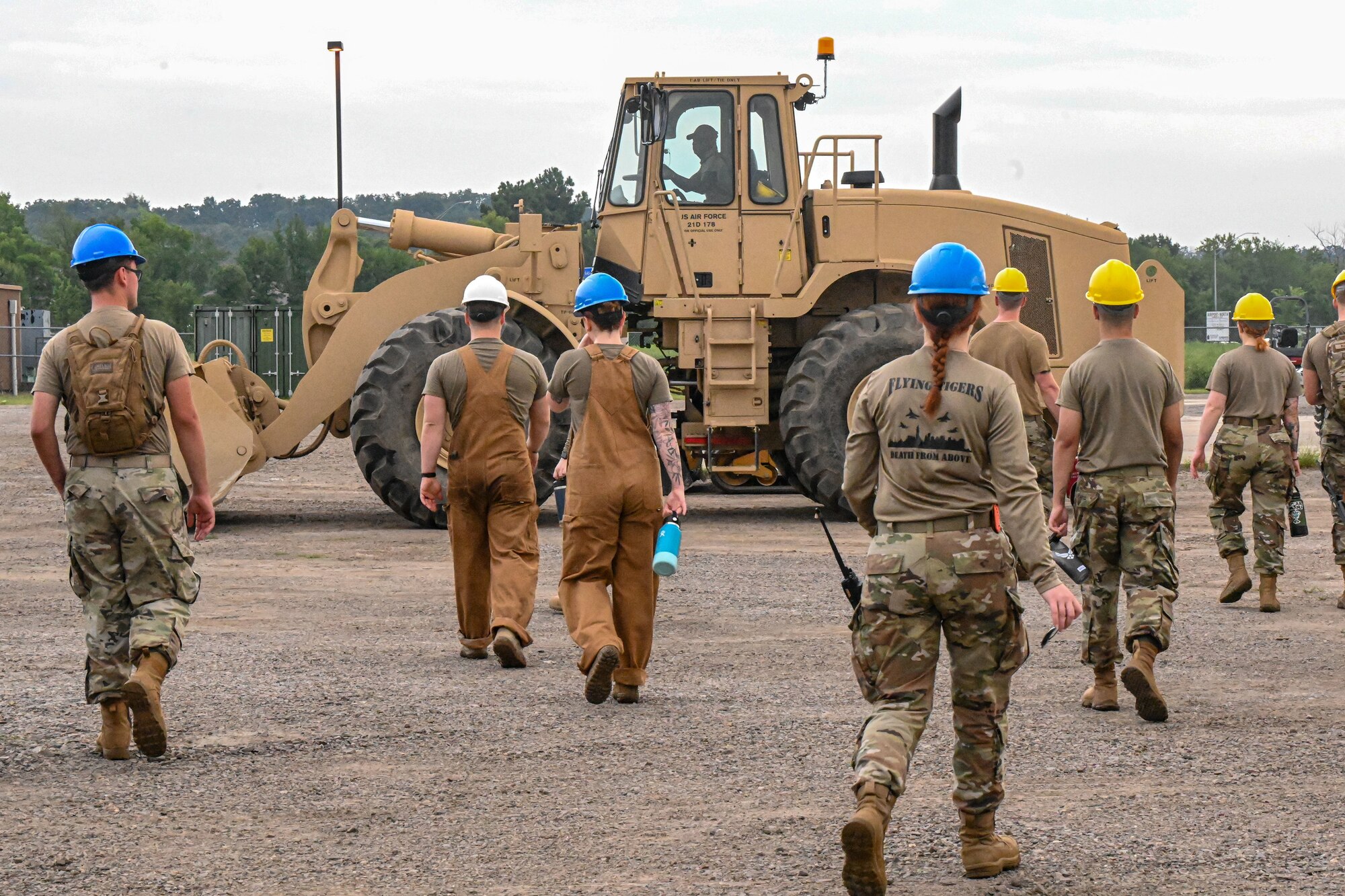 Airmen perform operations.