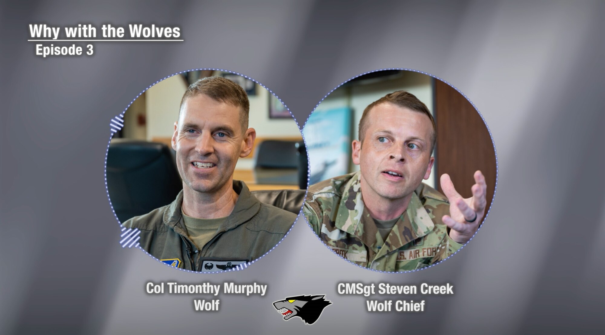 A graphic displaying Kunsan Air Base leaders discuss military standards and the why behind recent changes for the Wolf Pack.