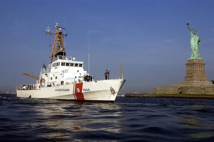 CGC Adak in New York Harbor