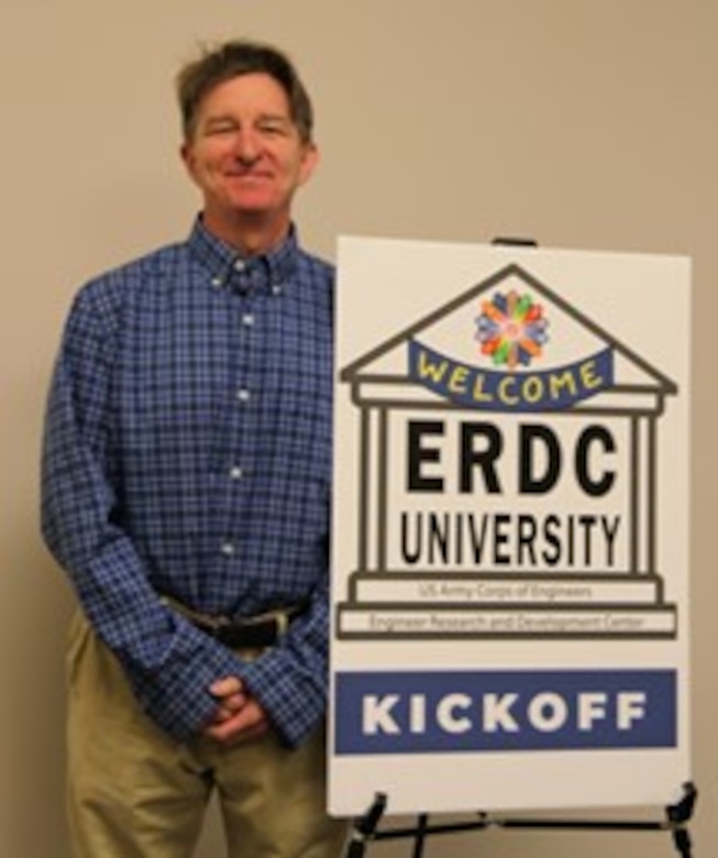 Michael Deegan Ph.D., social scientist with the USACE Institute for Water Resources in Alexandria, Virginia, was selected as a participant for the ERDC University Class of 2023. His six-month project with ERDC's Environmental Laboratory will focus on researching watershed resilience in low-capacity communities.