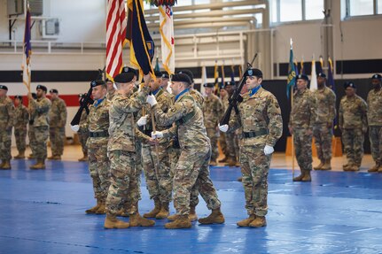 7th MSC Passes the Colors in Change of Command