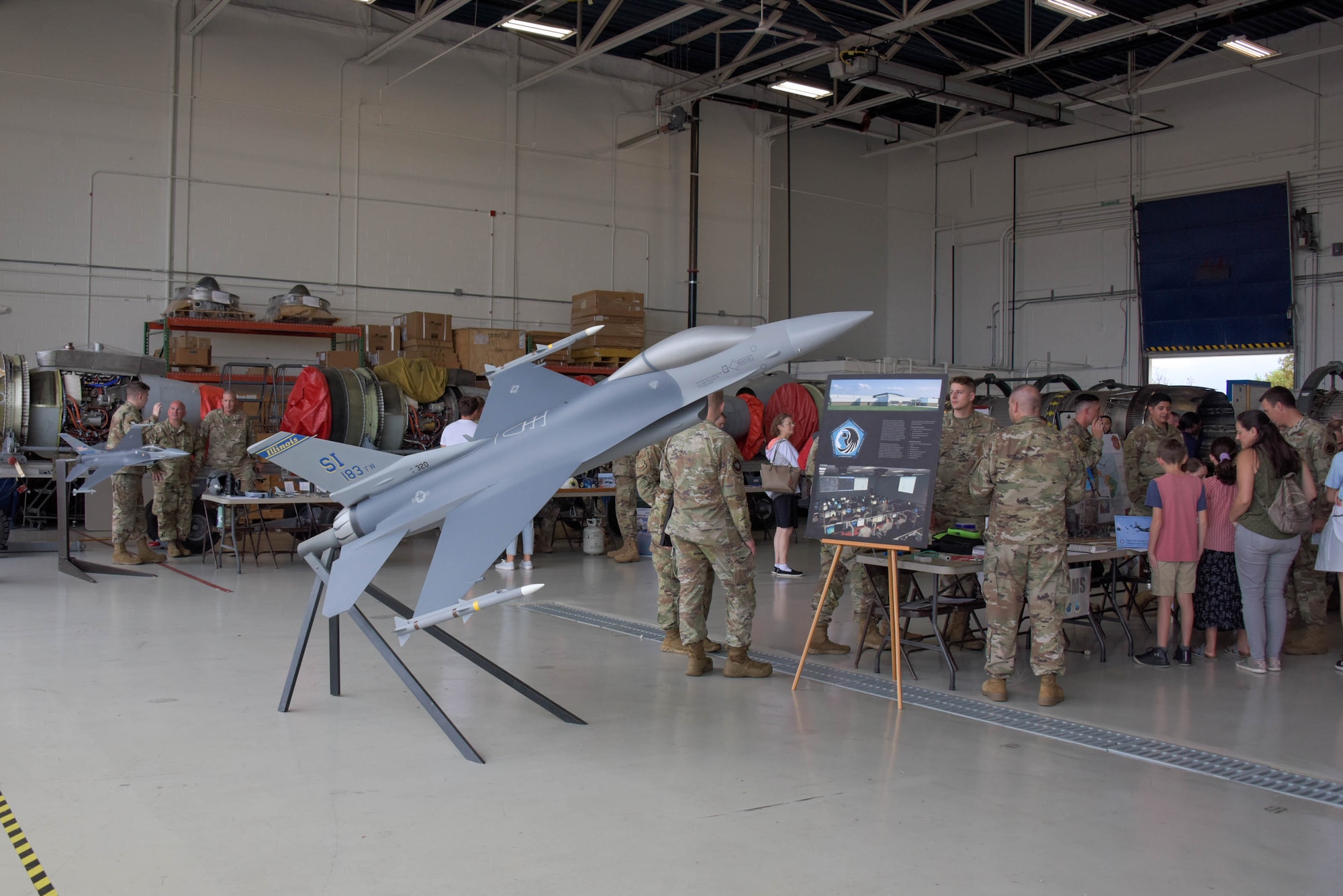 Photos from the 183d Wing Open House